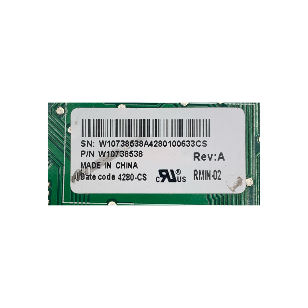 Whirlpool Refrigerator Control Board - Part Number W10738538 - Appliance Pro USA