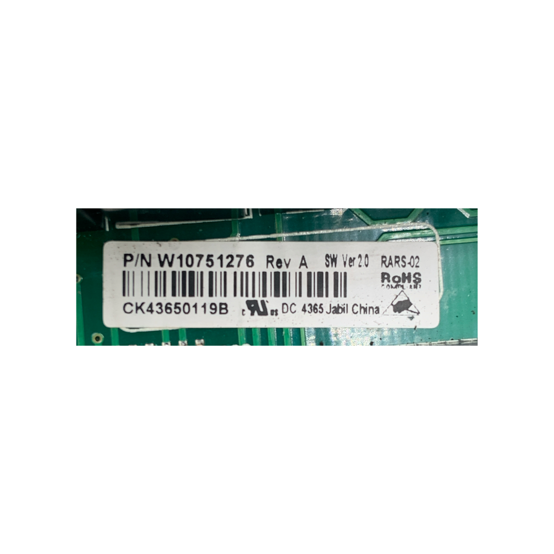 Whirlpool Refrigerator Control Board - Part Number W10751276 - Appliance Pro USA