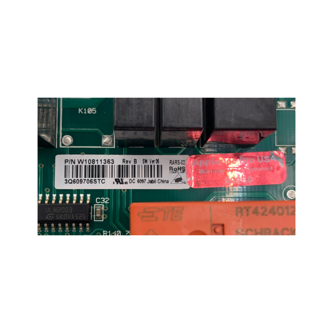 Whirlpool Refrigerator Control Board - Part Number W10811363