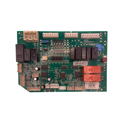 Part number sticker location on Whirlpool W10811364 main control board