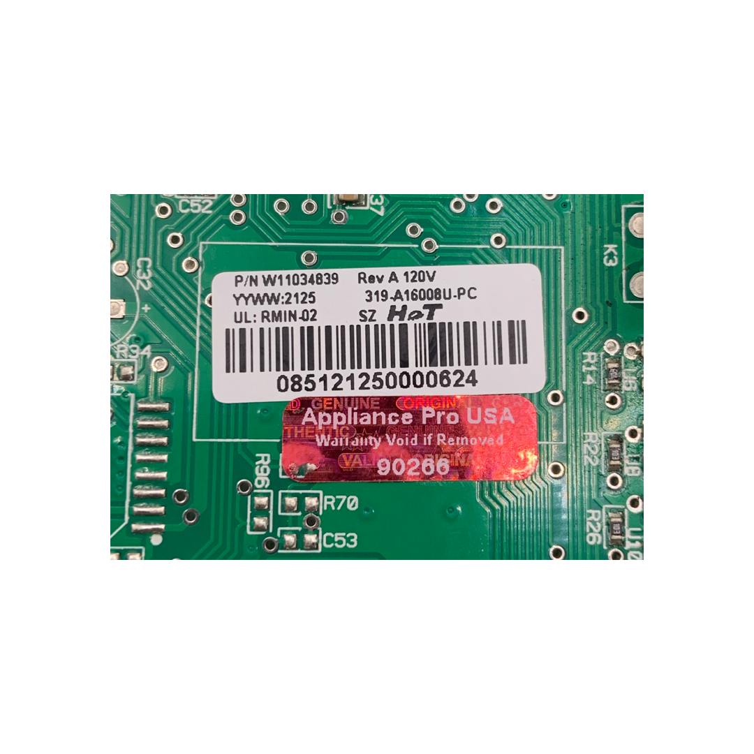 Whirlpool Refrigerator Control Board - Part Number W11034839 - Appliance Pro USA