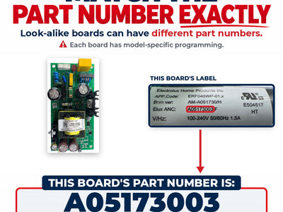 A05173003 Frigidaire Refrigerator Power Control Board Replacement — alternate view