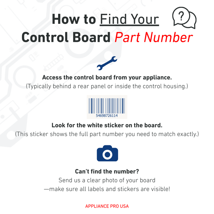 W10312695B Whirlpool Refrigerator Main Control Board Replacement — FailSafe Certified — Appliance Pro USA — image 5