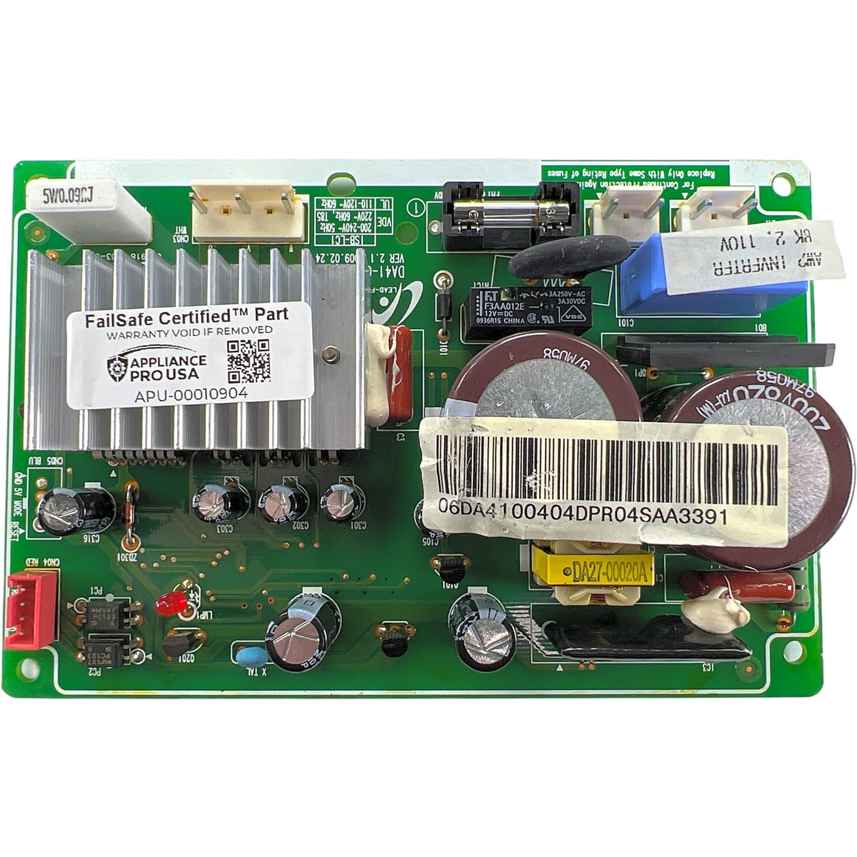 DA41-00404D Samsung Refrigerator Main Control Board - Genuine OEM FailSafe Certified Reconditioned