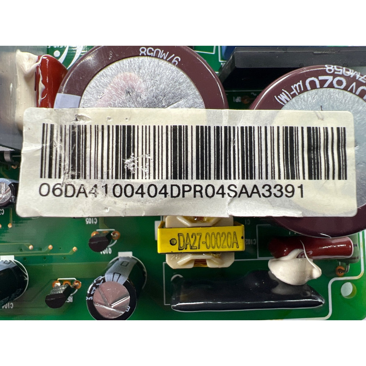DA41-00404D Samsung Refrigerator Main Control Board Part Number Sticker - Appliance Pro USA