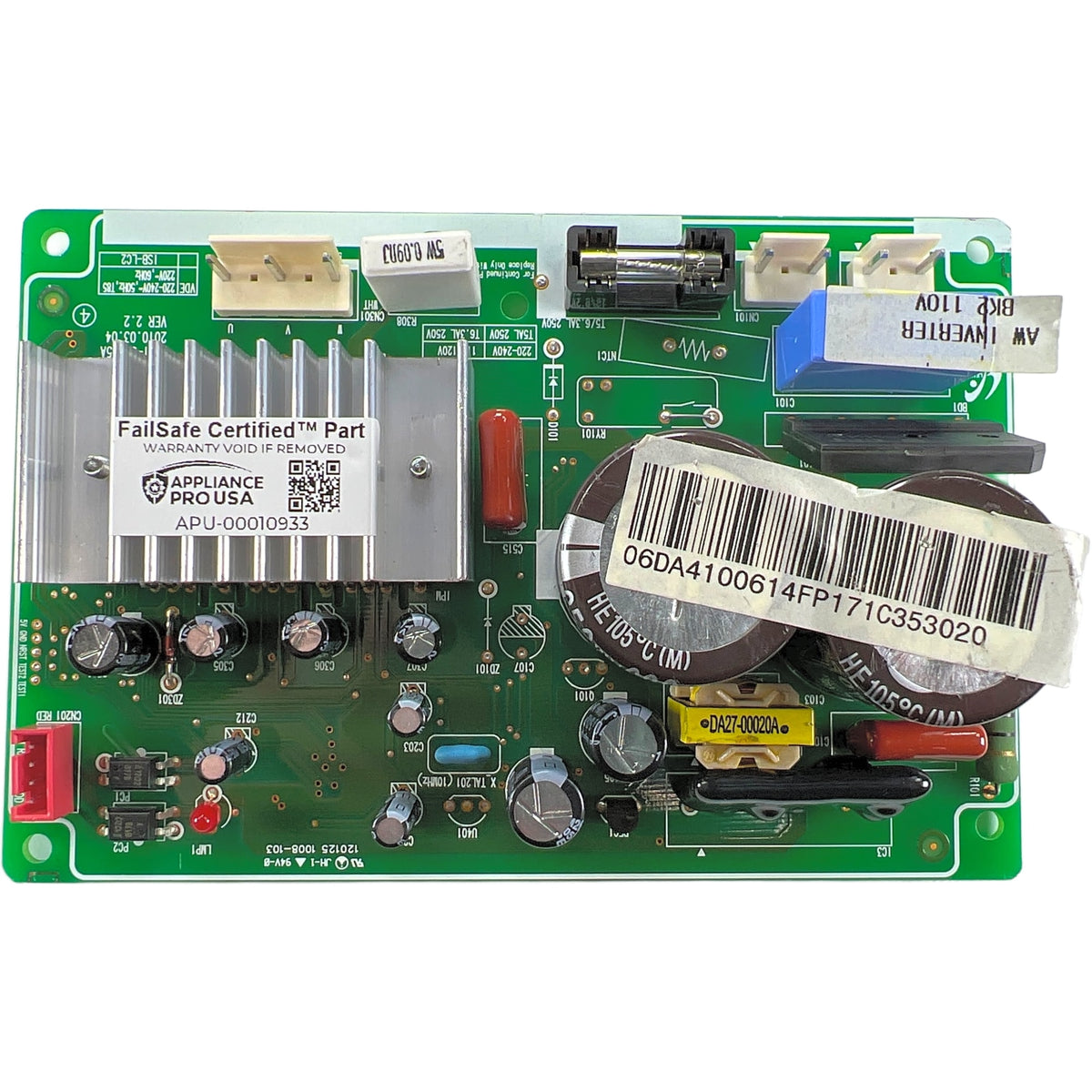 DA41-00614F Samsung Refrigerator Main Control Board - Genuine OEM FailSafe Certified Reconditioned