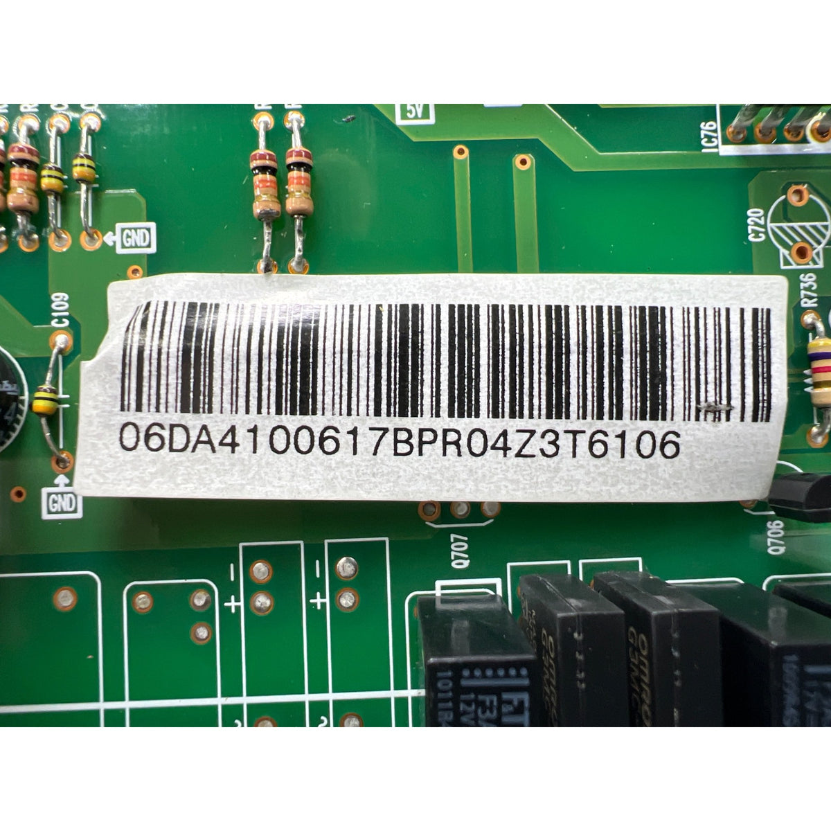 DA41-00617B Samsung Refrigerator Main Control Board Part Number Sticker - Appliance Pro USA