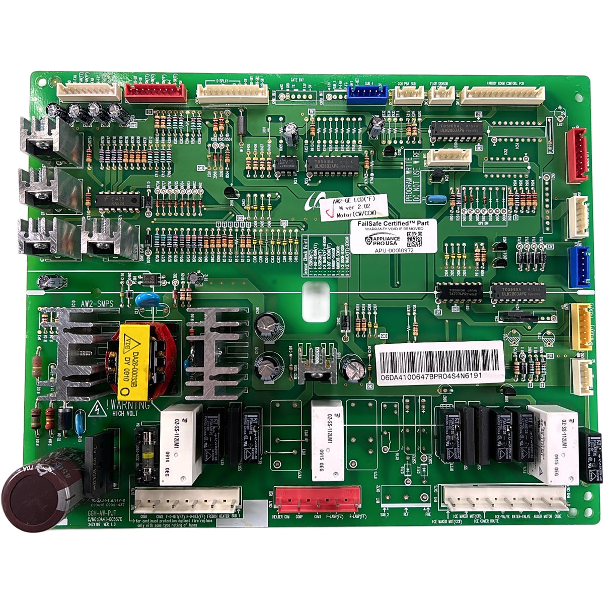 DA41-00647B Samsung Refrigerator Main Control Board - Genuine OEM FailSafe Certified Reconditioned