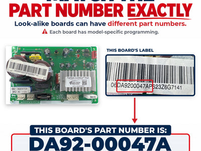 DA92-00047A Samsung Refrigerator Inverter Board Replacement — alternate view