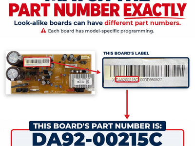 DA92-00215C Samsung Refrigerator Inverter Board Replacement — alternate view