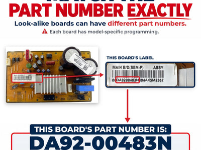 DA92-00483N Samsung Refrigerator Inverter Board Replacement — alternate view