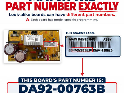 DA92-00763B Samsung Refrigerator Inverter Board Replacement — alternate view