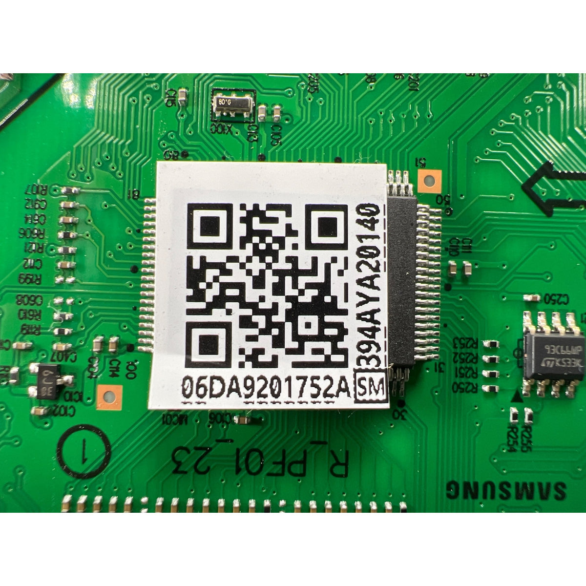 DA92-01752A Samsung Refrigerator Main Control Board Part Number Sticker - Appliance Pro USA