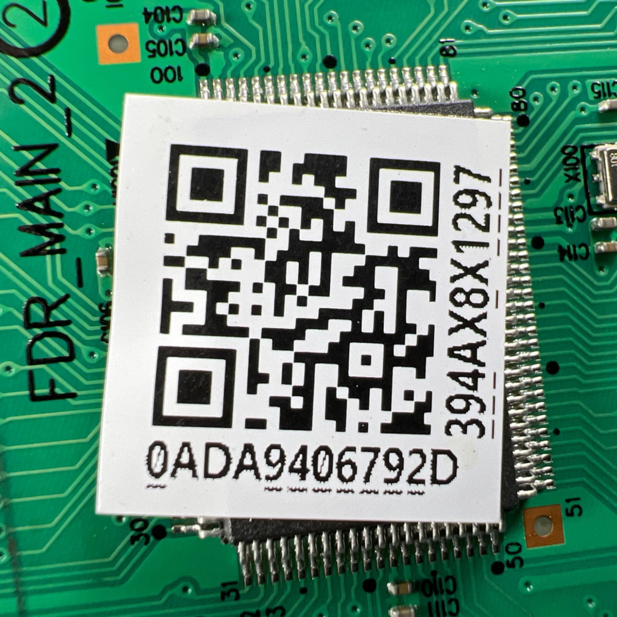 DA94-06792D Samsung Refrigerator Main Control Board Part Number Sticker - Appliance Pro USA