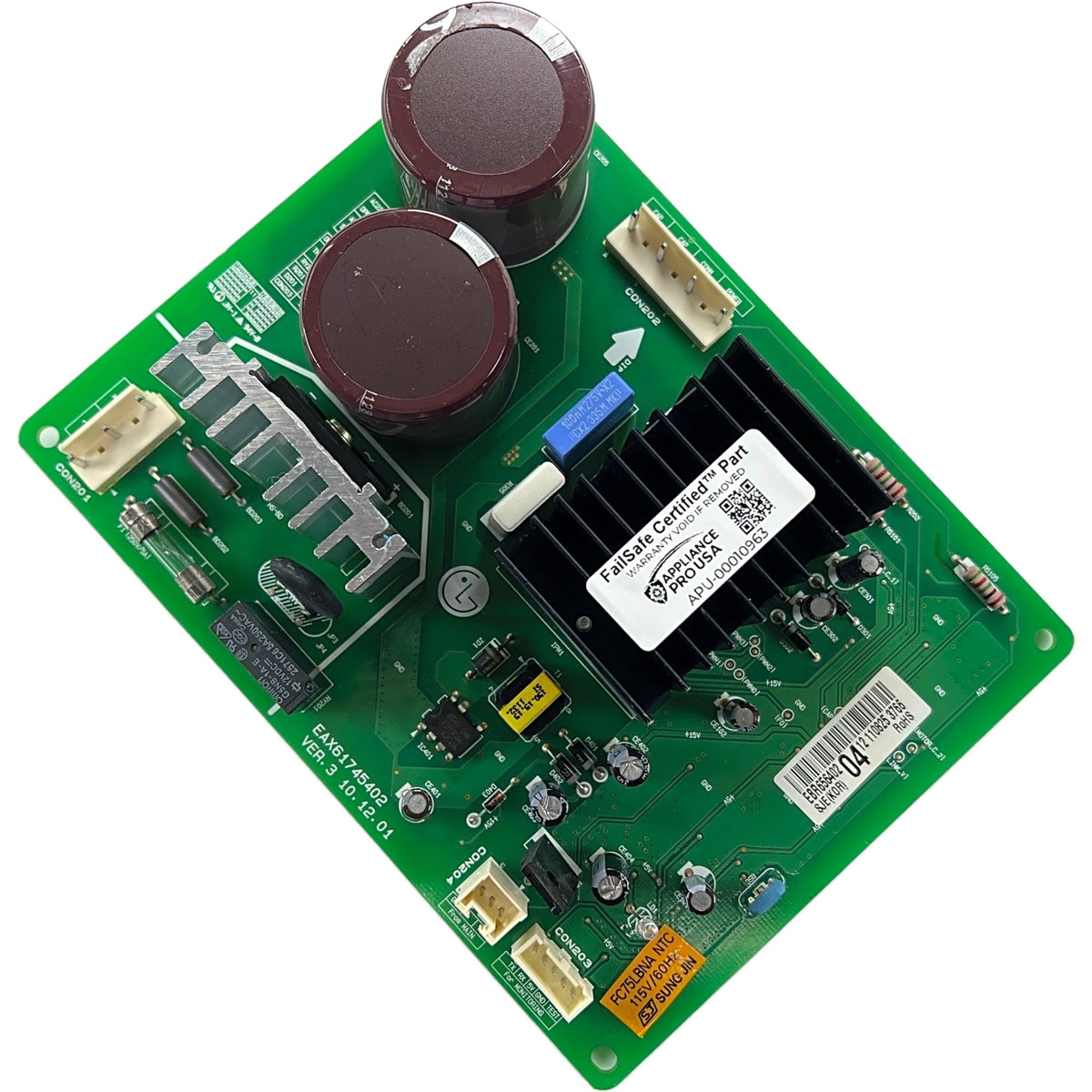 LG Refrigerator Main Control Board - Part Number EBR65640204 - Appliance Pro USA