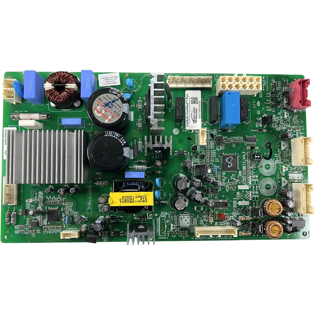 EBR74796472 LG Refrigerator Main Control Board - Genuine OEM FailSafe Certified Reconditioned