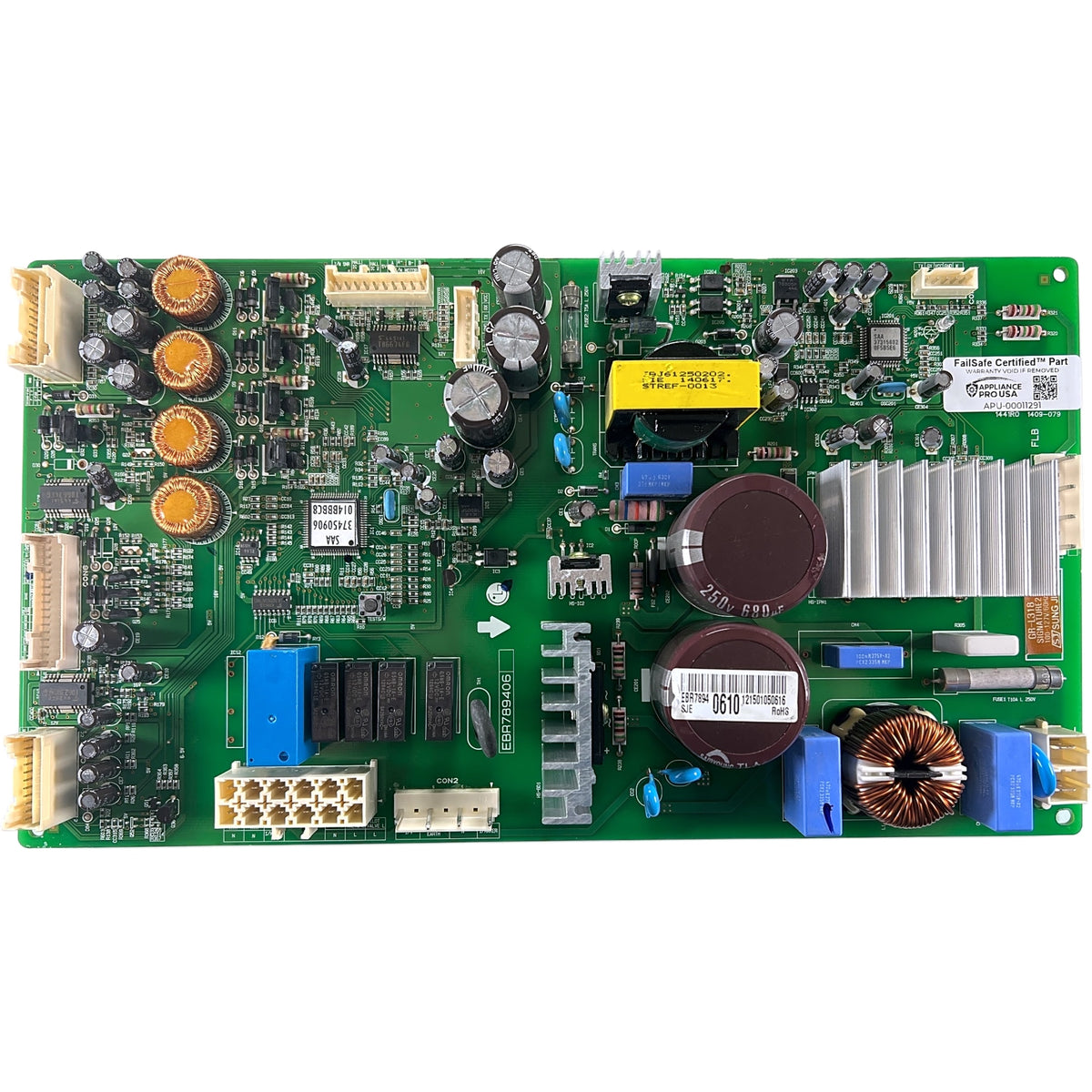 EBR78940610 LG Refrigerator Main Control Board - Genuine OEM FailSafe Certified Reconditioned