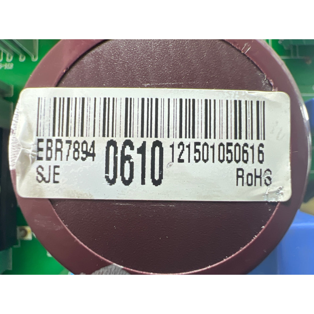 EBR78940610 LG Refrigerator Main Control Board Part Number Sticker - Appliance Pro USA