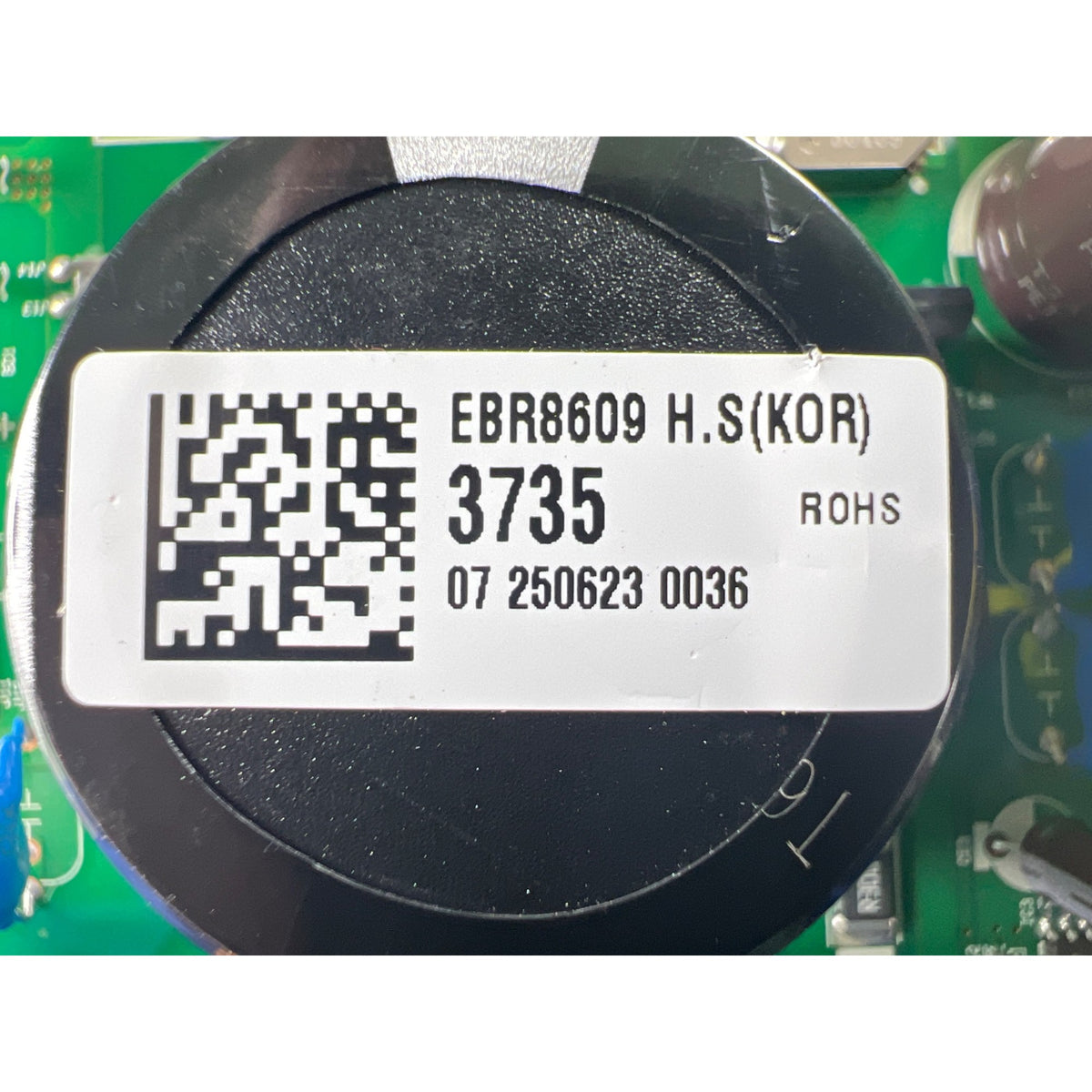 EBR86093735 LG Refrigerator Main Control Board Part Number Sticker - Appliance Pro USA