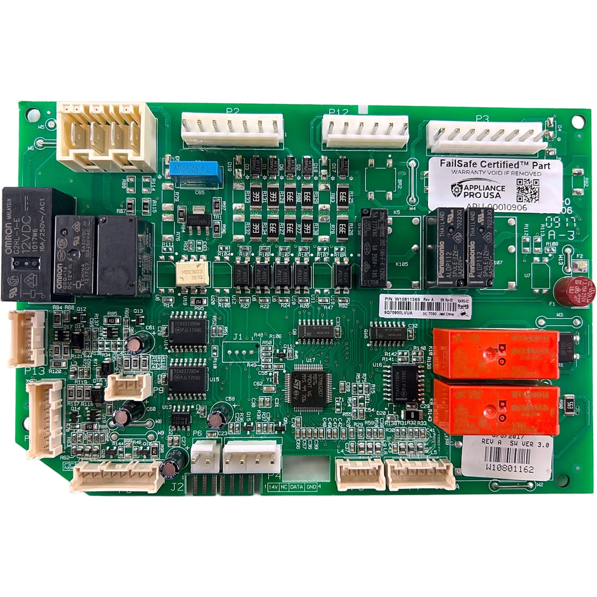 W10811365 Whirlpool Refrigerator Main Control Board - Genuine OEM FailSafe Certified Reconditioned